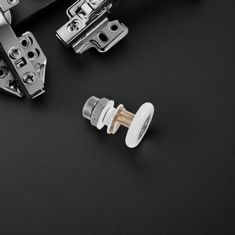 

4pcs Shower Door Rollers Replacement 25Mm For Sliding Glass Doors Bathroom Sliding Roller Wheel Pulley Set Smooth Operation