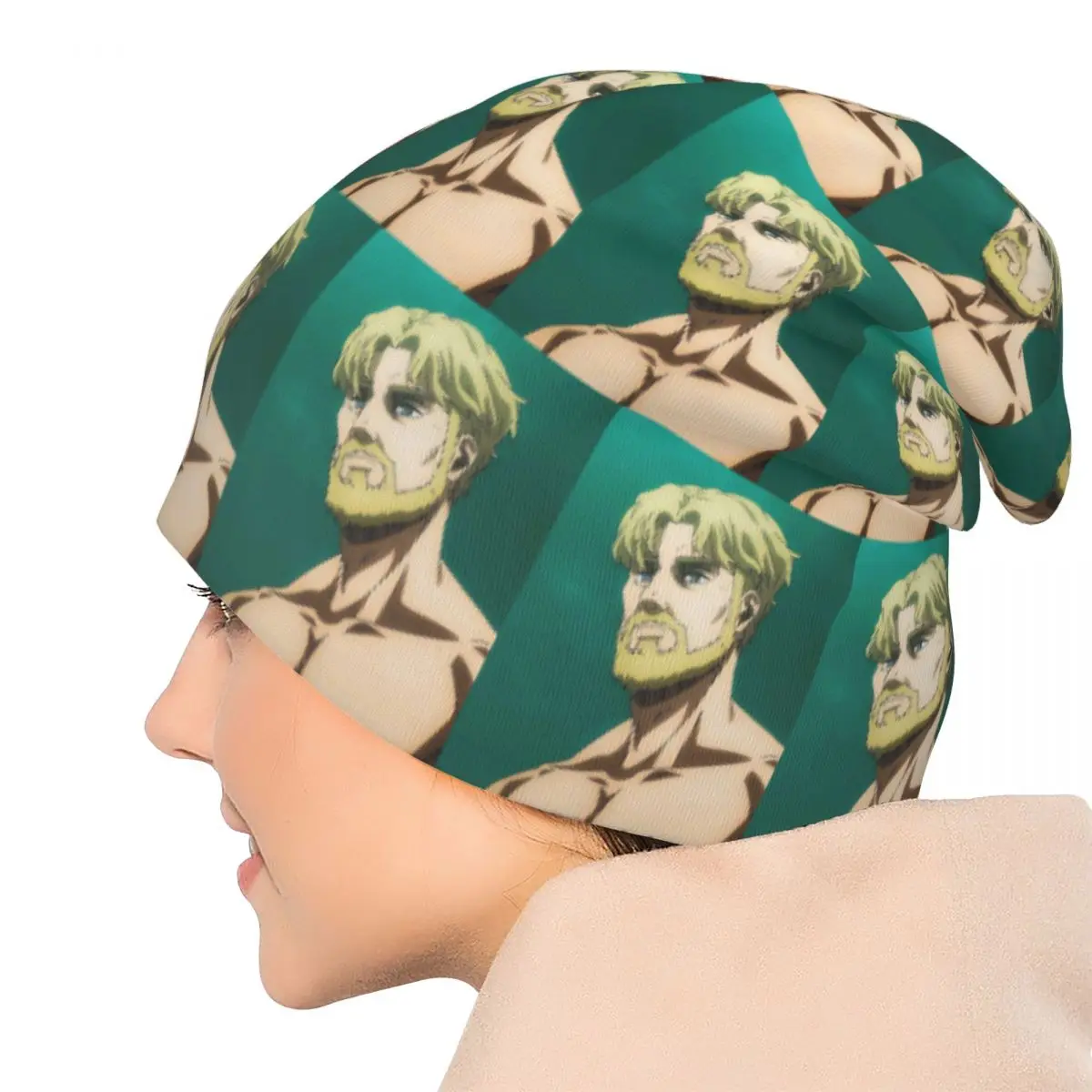 هجوم على تيتان Zeke Yeager Skullies قبعة حريمي دافئة الخريف الشتاء في الهواء الطلق قبعة محبوك بونيه قبعات للجنسين الكبار