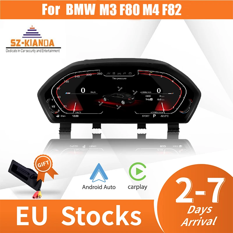 2023 Latest Original Car Digital Cluster Instrument for BMW M3 F80 M4 F82 2013-2019 LCD Speed Meter Dashboard