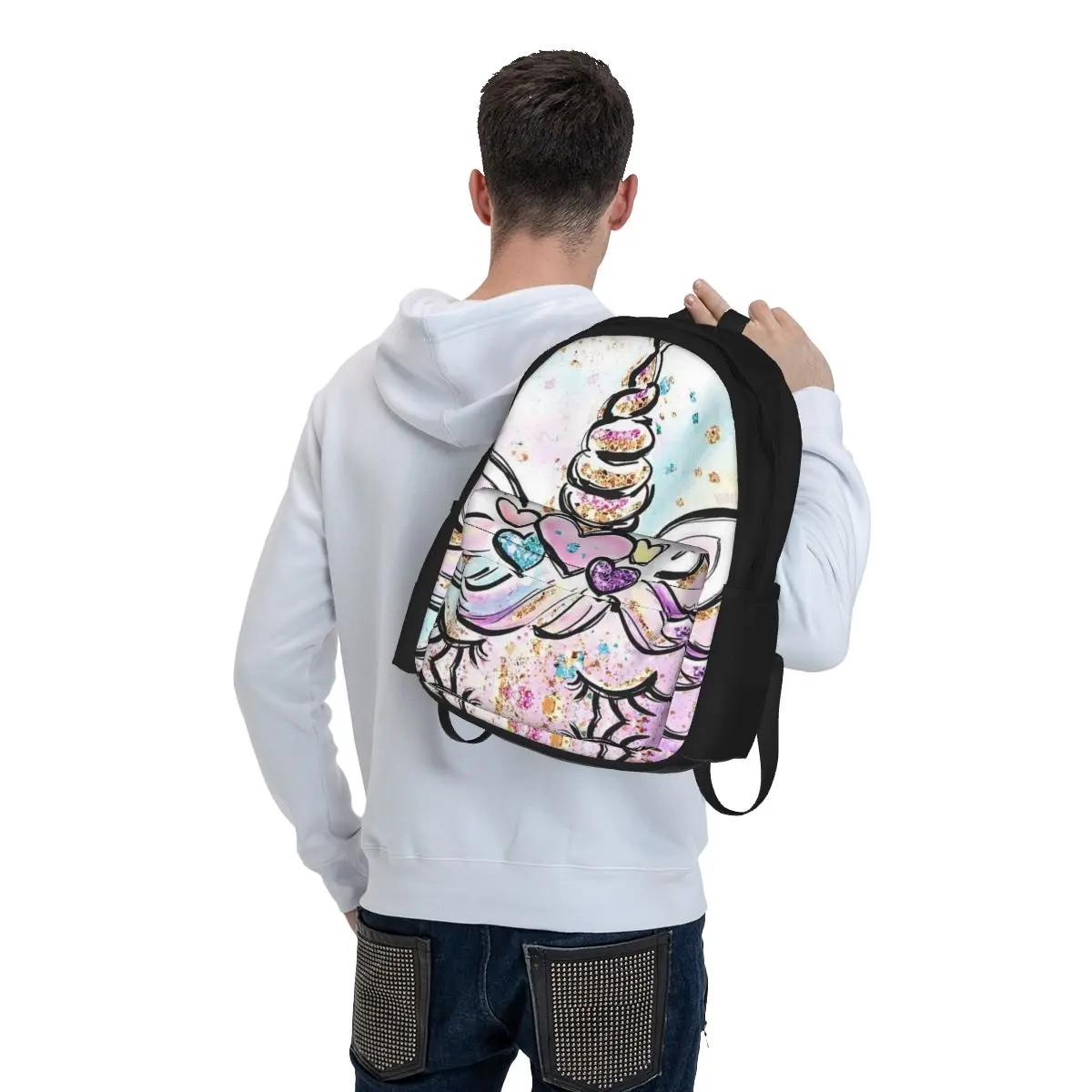 Einhorn Göttin Rucksäcke Jungen Mädchen Bücher tasche Kinder Schult aschen Cartoon Kinder Rucksack Reise Rucksack Umhängetasche