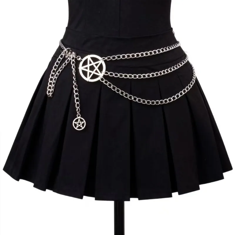 

Y2K Vintage Star Waist Chain Goth Punk Belly Chain Fashion Thin Waist Belt for Women Streetwear Summer Sexy Belt Decoration