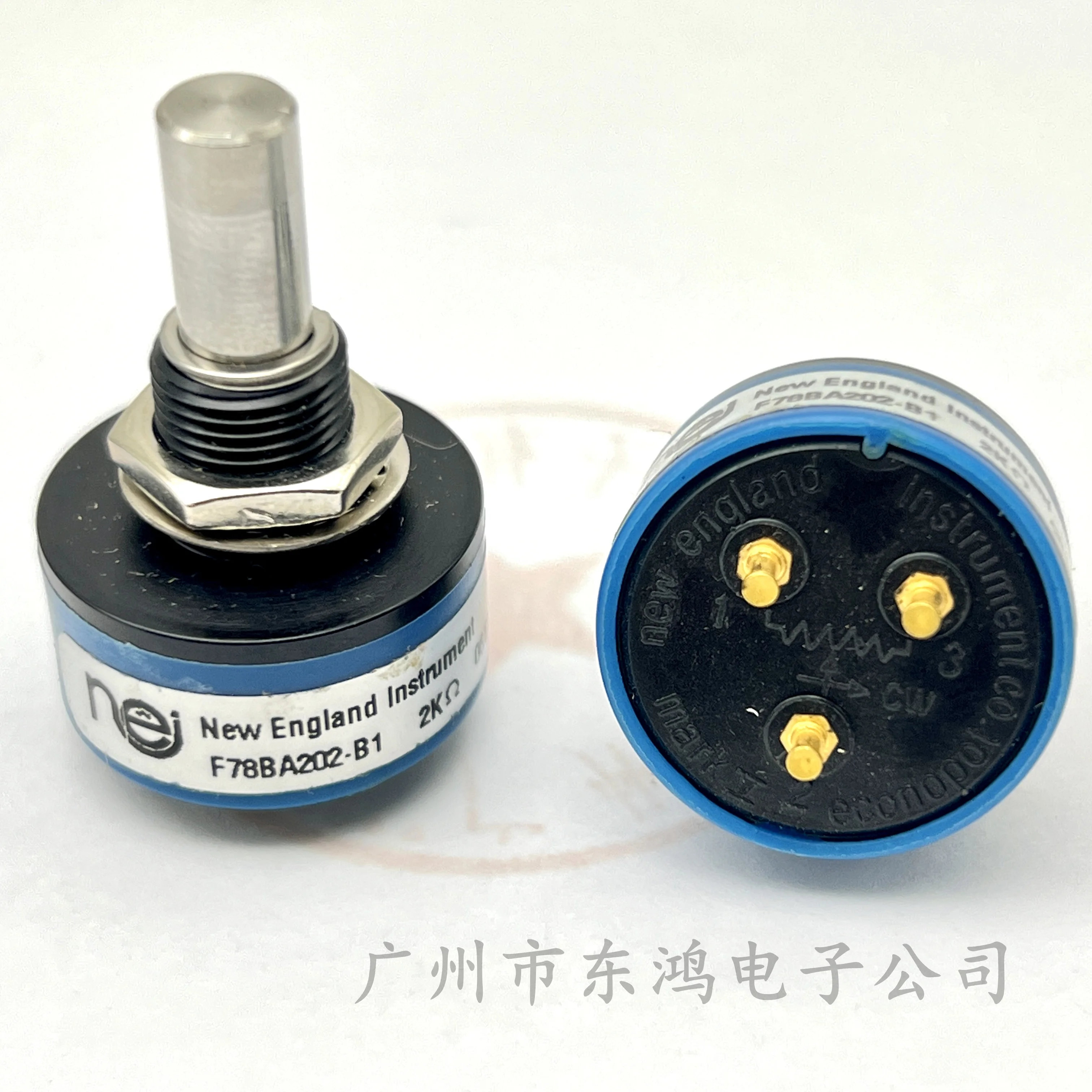 1 PCS  F78BA202-B1 conductive plastic potentiometer 2K non-polar 360 degrees