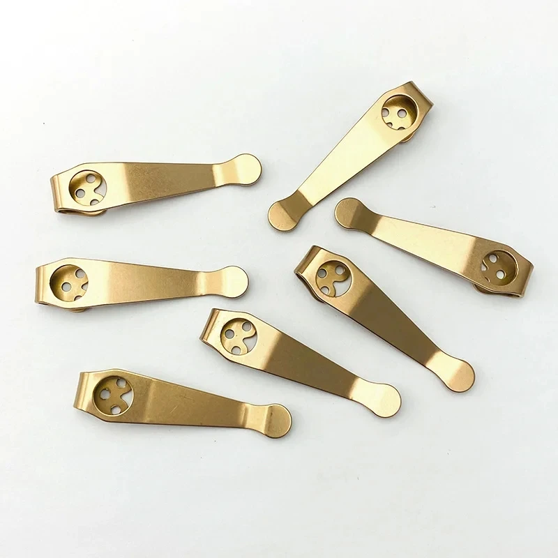 Imagem -04 - com Parafusos Liga de Titânio Faca Dobrável Clipe de Bolso Cintura Volta Braçadeira para Spyderco C81 C223 Paramilitar Para3 C10 C11 Delica