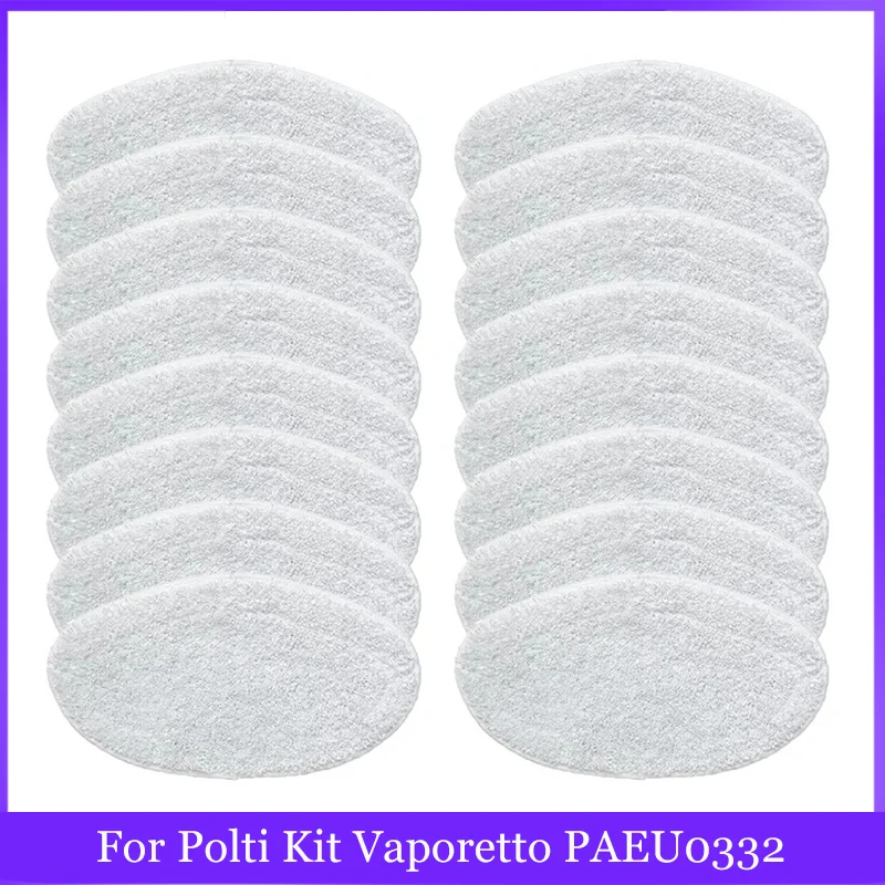 Washable Mop Rags For Polti Kit Vaporetto PAEU0332 Steam Vacuum Cleaner Microfibre Mops Cloth Replacement Parts Accessories