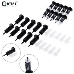 10Pcs 775/1156 CPU Heatsink Fastener Plastic Push Buckle PC Cooler Cooling Fan For Intel CPU Mount Pin Fan Foot