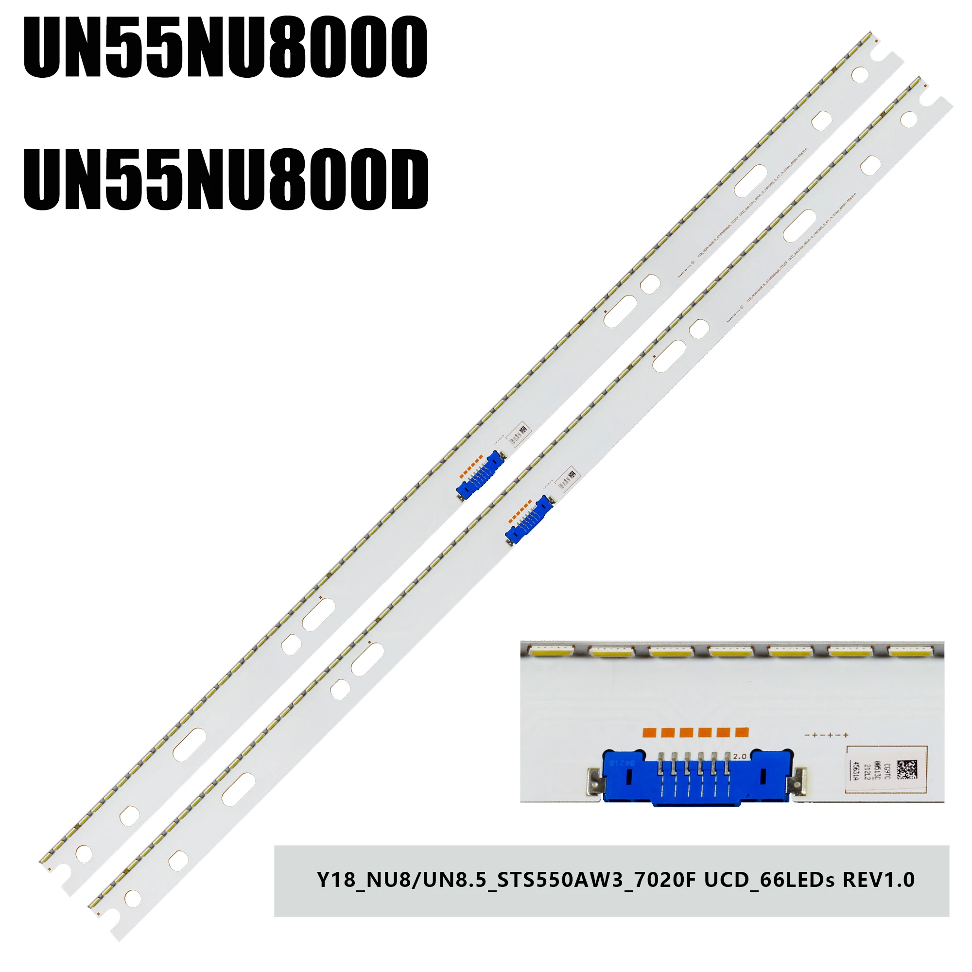 Ledstrip Voor Ue55nu8075 Ue55nu8045 Un55nu8000 Ua55nu8500 Un55nu8500f Ue55nu8002 Ue55nu8000 U55nu8005 CY-SN055FLLV6H