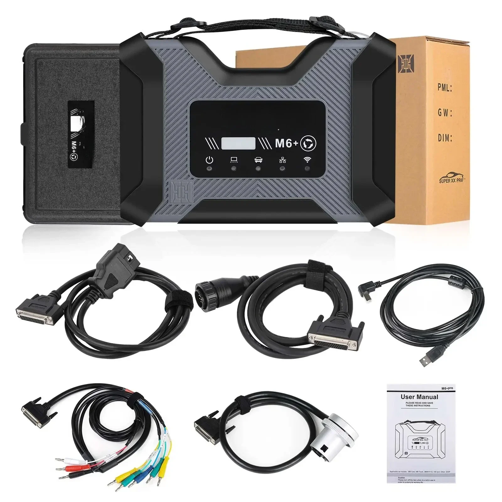 

Super OEM MB Pro M6+ Pro Wireless Star Diagnosis Tool Full Configuration Work on Both Cars and Trucks