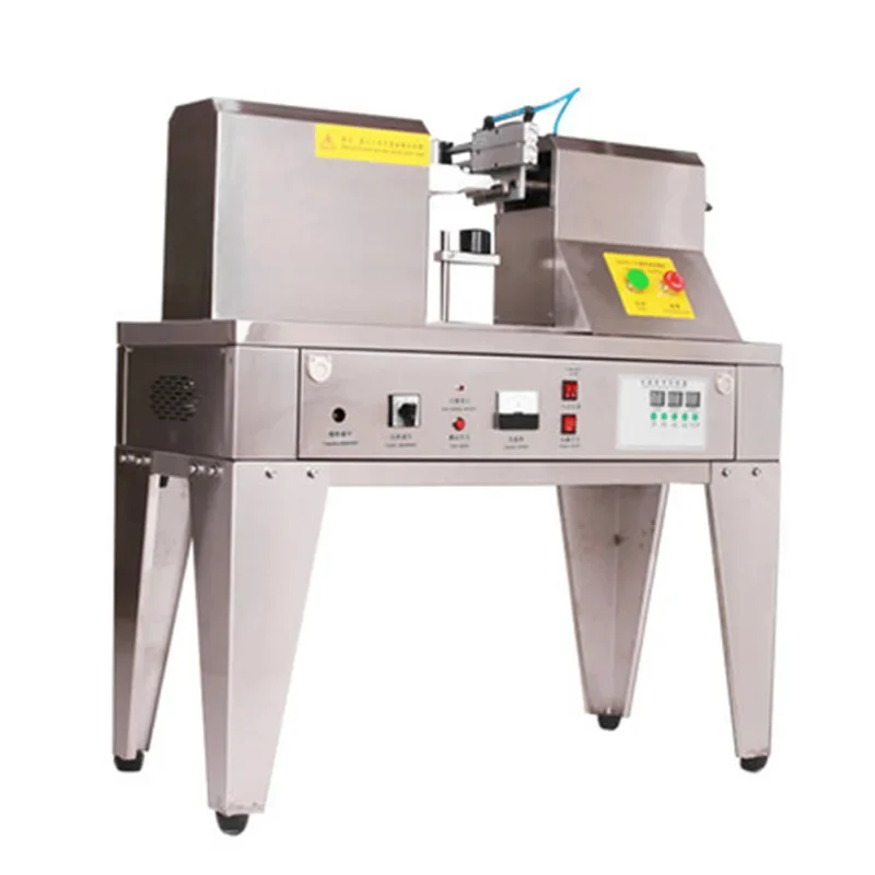 

Semi automatic ultrasonic aluminum tube hose sealing machine, toothpaste cosmetic hose sealing