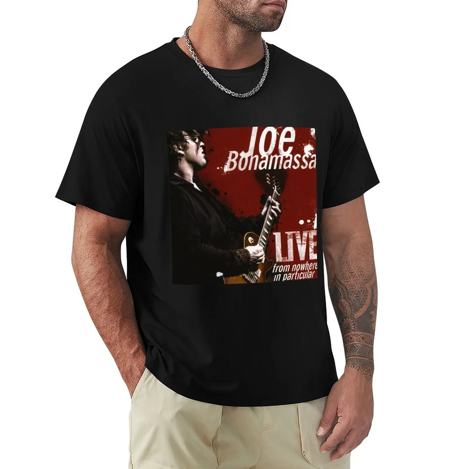 

Joe Bonamassa live from nowhere in particular T-Shirt affliction shirts summer clothes sublime mens workout shirts