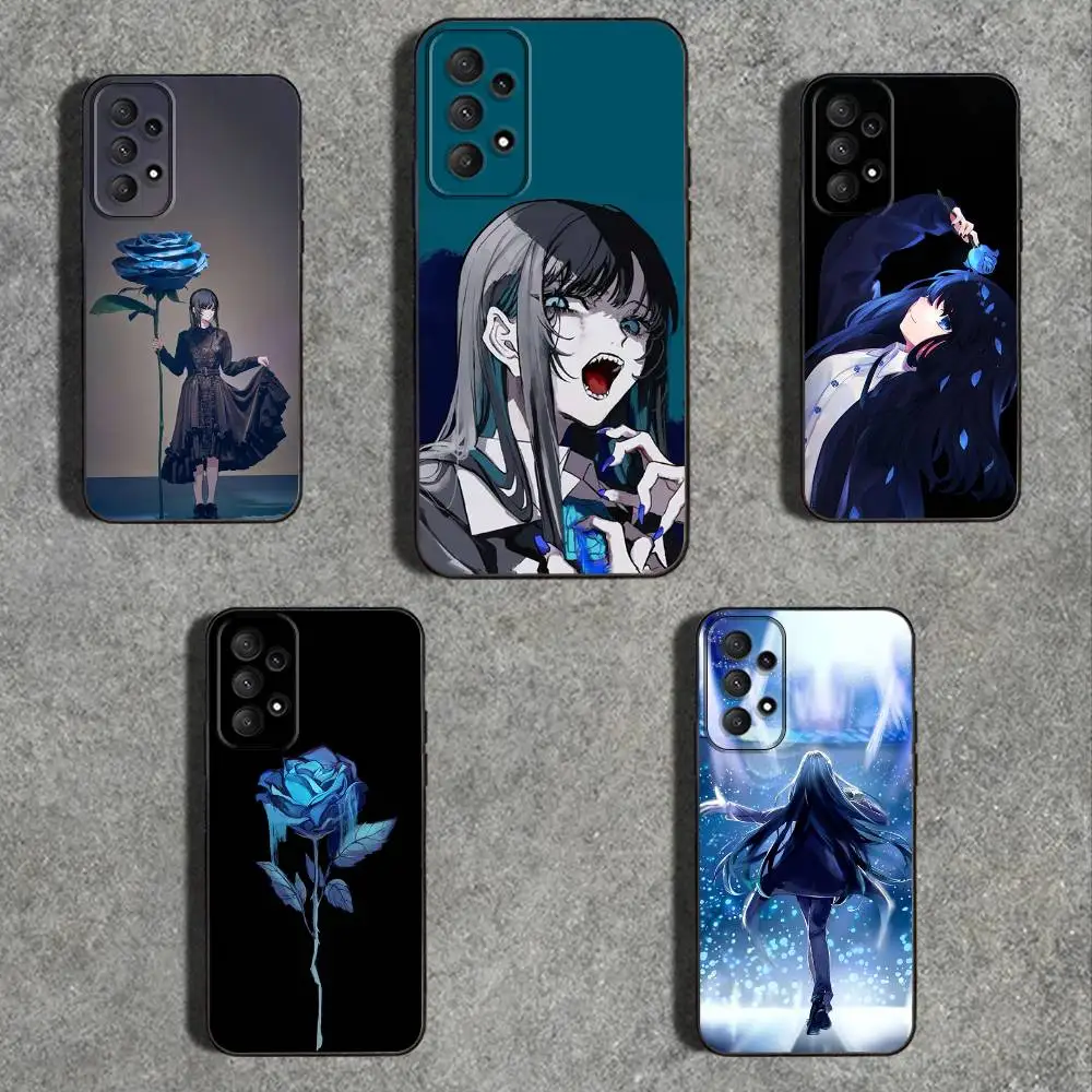 

Ado K-Kyogen X U-Uta Phone Case For Samsung Galaxy A 91,80,73,72,71,53,52,51,22,5G Shockproof Soft Black Cover