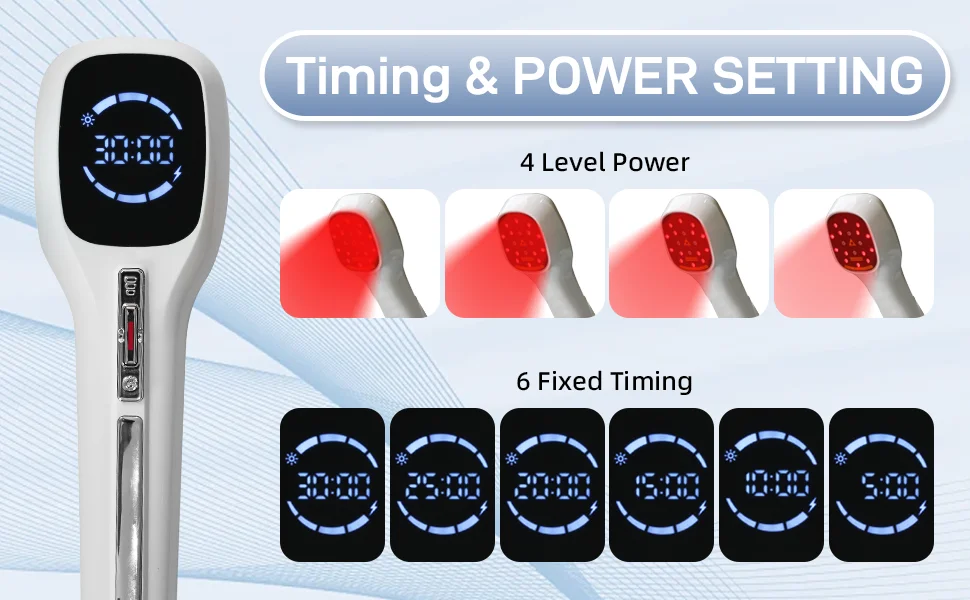 Dispositivo portátil de terapia de gerenciamento de dor física para animais de estimação de alta potência la ser com suporte ajustável