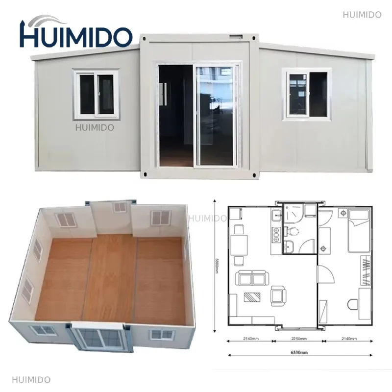 Modern Portable Cabin Kit Factory Prefab Expandable Steel Container Home Tiny Modular Casa Foldable Houses Ready To Ship