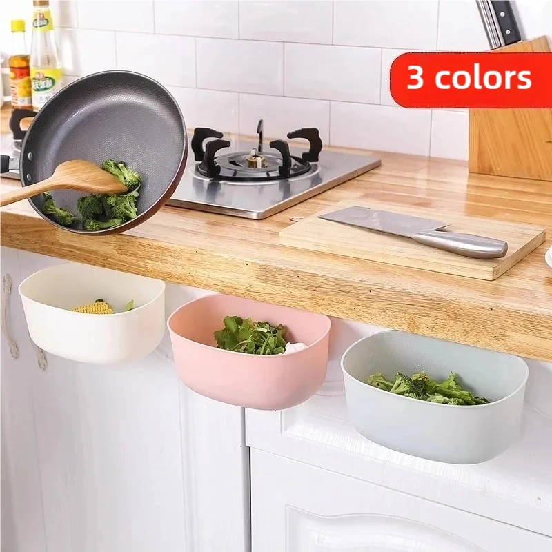 

Kitchen Space-Saving Wall-Mounted Trash Can Bathroom Household Cabinet Door Hanging Trash Can Cabinet Sink Trash Bin Storage Box
