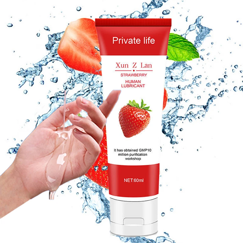 60ml Fruity Love Gel Anal Lubrication Water soluble based lubricant for Sex Session Exciter for Women Lubricants grease Sex Shop