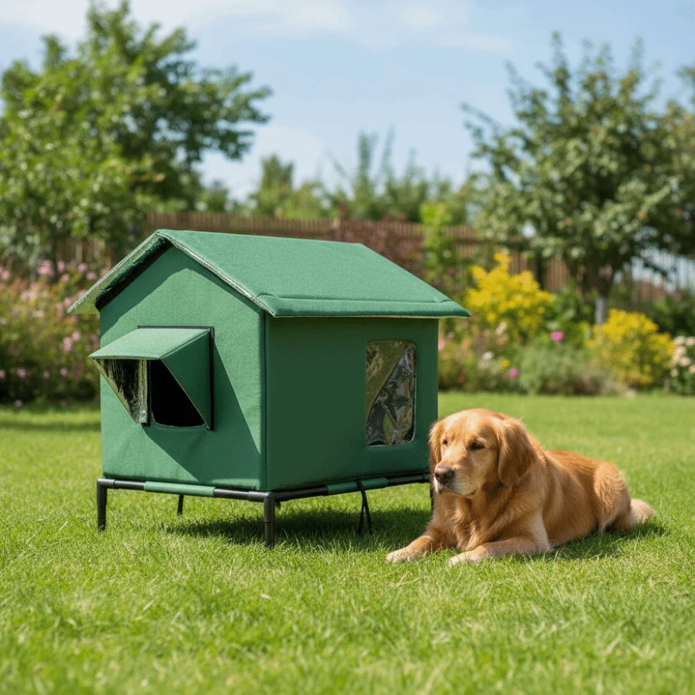 

Водонепроницаемый уличный домик-пещера для кошек, теплая палатка для кошек с приподнятым дном, охлаждающая пещера для собак, влагостойкий складной утепленный домик для кошек на балкон