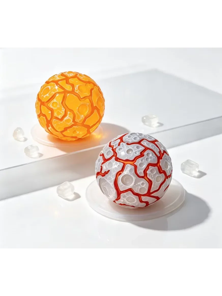 Nowy produkt NeeDoh Glitter Magma Ball Crunch Crunch Zabawka antystresowa Zabawka do ściskania Ładny kostka Zabawka sensoryczna dla dorosłych na prezent — 2