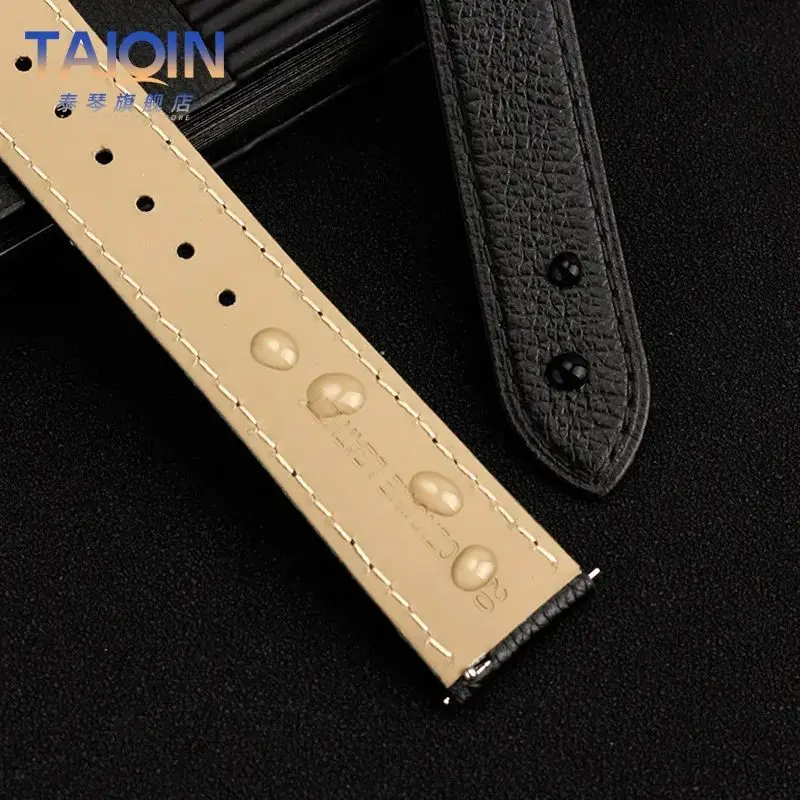 For Cartier Tank Must London Solo Genuine Leather Watch Strap Quick Disassembly Cow Band Folding Pin Buckle 16 17 19 20 22 23mm