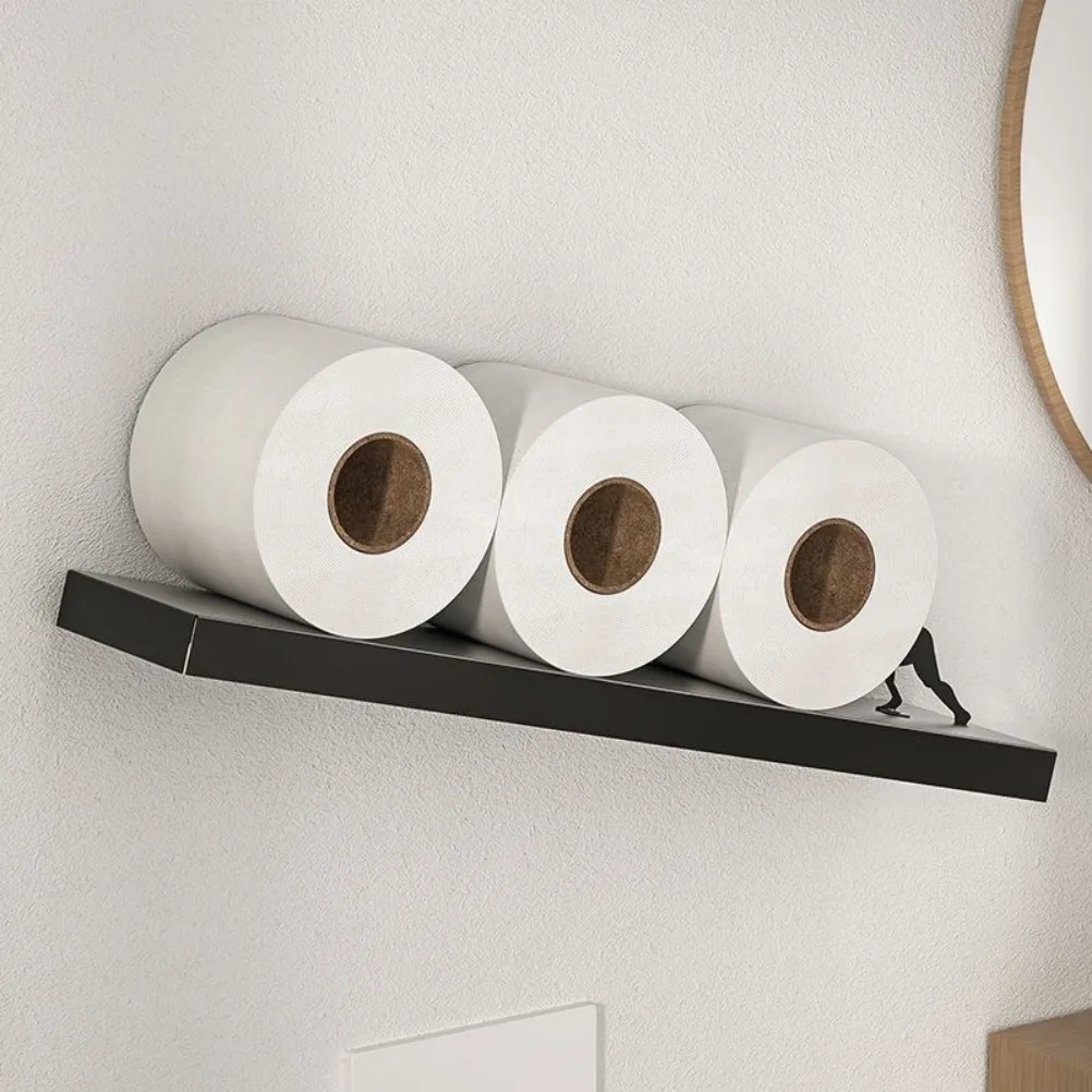 Wand Badezimmer Toilettenpapierhalter Kreative Toilettenpapierrollenhalter Edelstahl Tissue Hanger Badezimmerzubehör