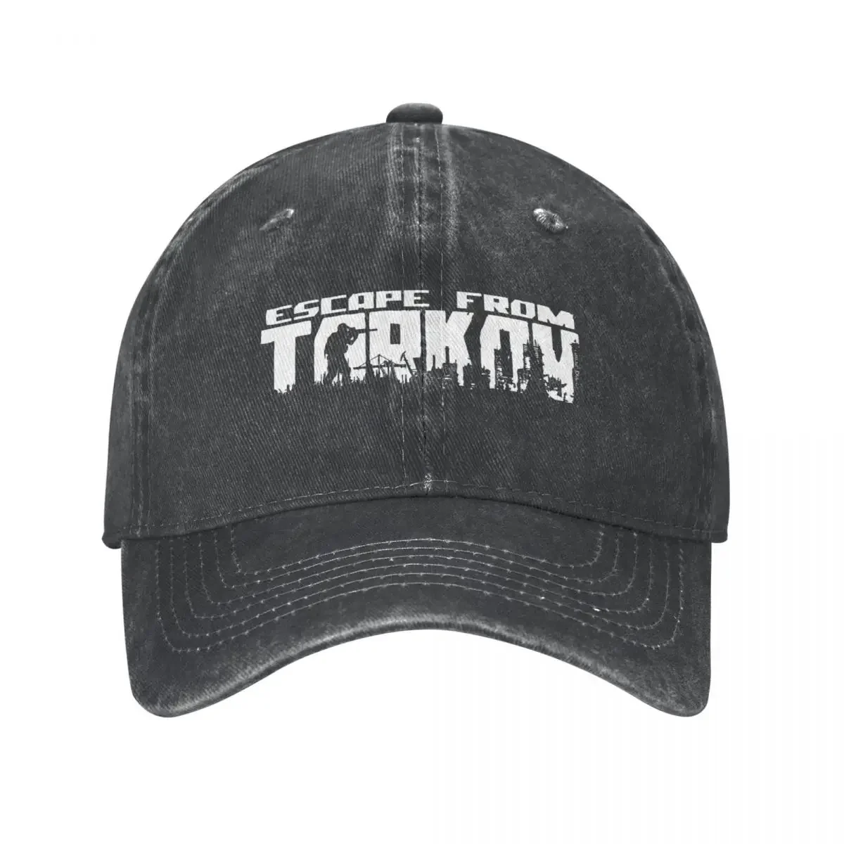 Vintage Escape From Tarkov Logo Baseball Caps Distressed Cotton Snapback Hat Survival Shooter Game Outdoor Activities Hats Cap