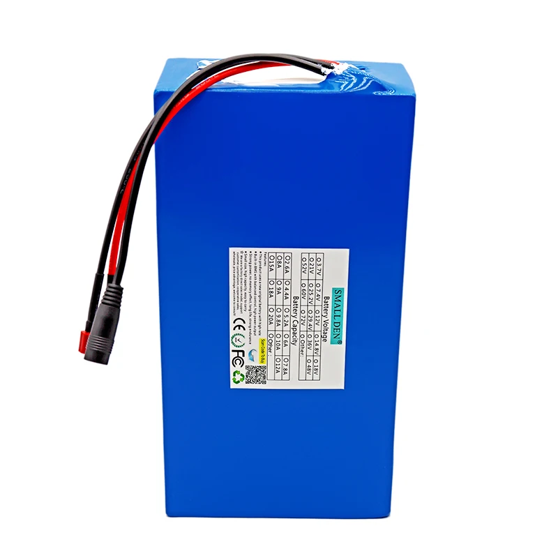 48V 10Ah 15Ah 20Ah 25Ah  21700 Lithium battery pack 1000 cycles 1500W High power With 30A BMS For E-tools Electric scooter