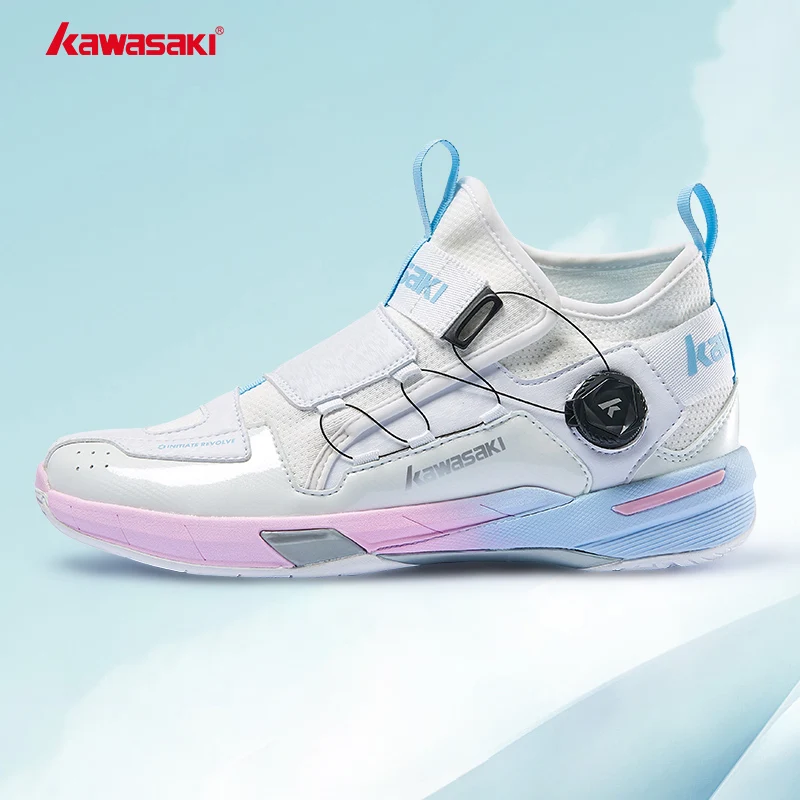 Kawasaki King Series 2.0 Professional Badminton Shoes For Men Women Anti-Twist Sports Original Men's Tennis Shoes Sneakers A3311