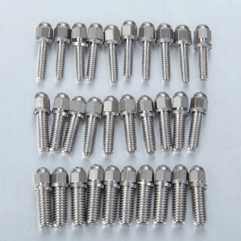 MIBIDAO 10Pcs Metal Alloy M2/M2.5/M3 Ball Head Hex Screws / Tool for 1/10 RC Crawler Car Truck Model Upgrade Parts Accessories