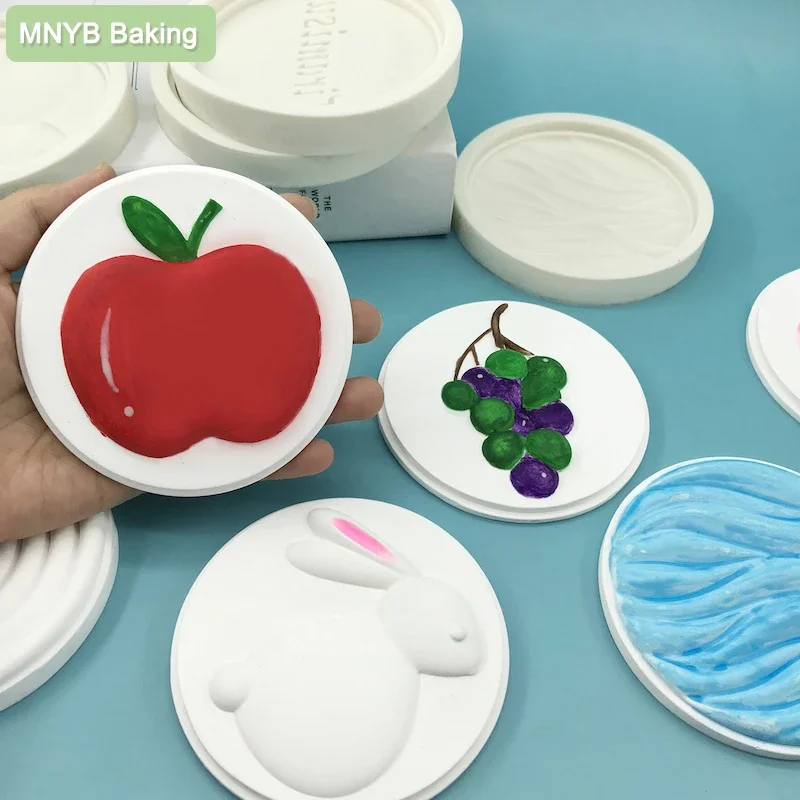 

Rainbow Mousse Cake Making Circular Silicone Mold Tiramisu Dessert DIY Biscuit Candy Jelly Chocolate Fondant Tool Baking Kitchen