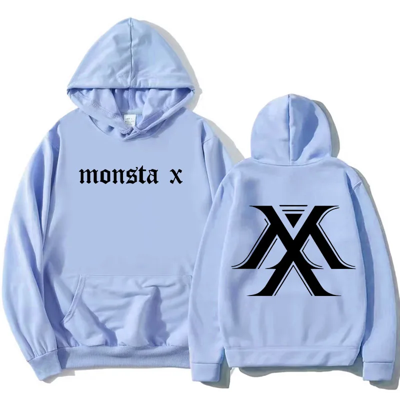 MONSTAX Koreaanse Jongens Band Fashion Hoodies 2025 EP De X Grafische Afdrukken Sweatshirts Lange Mouw Herfst Vrouwelijke Truien Unisex