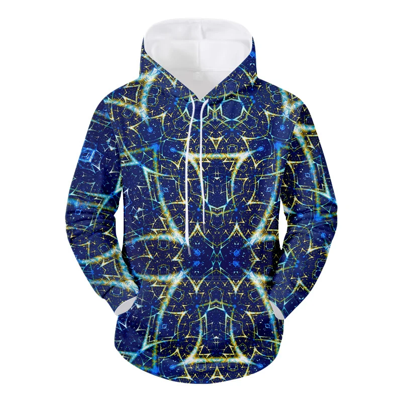 Colored thread Fashion Style 3D Printed Hoodies Unisex Pullovers Hoodie Casual Sweatshirts