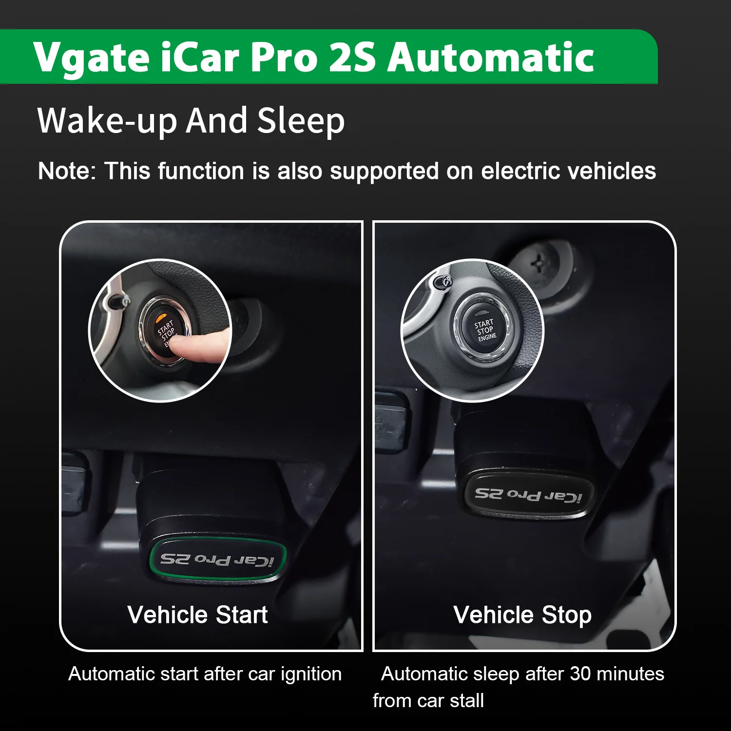 新型Vgate iCar Pro 2S ELM327 Bluetooth 5.2 V2.3 車載OBDスキャナー 