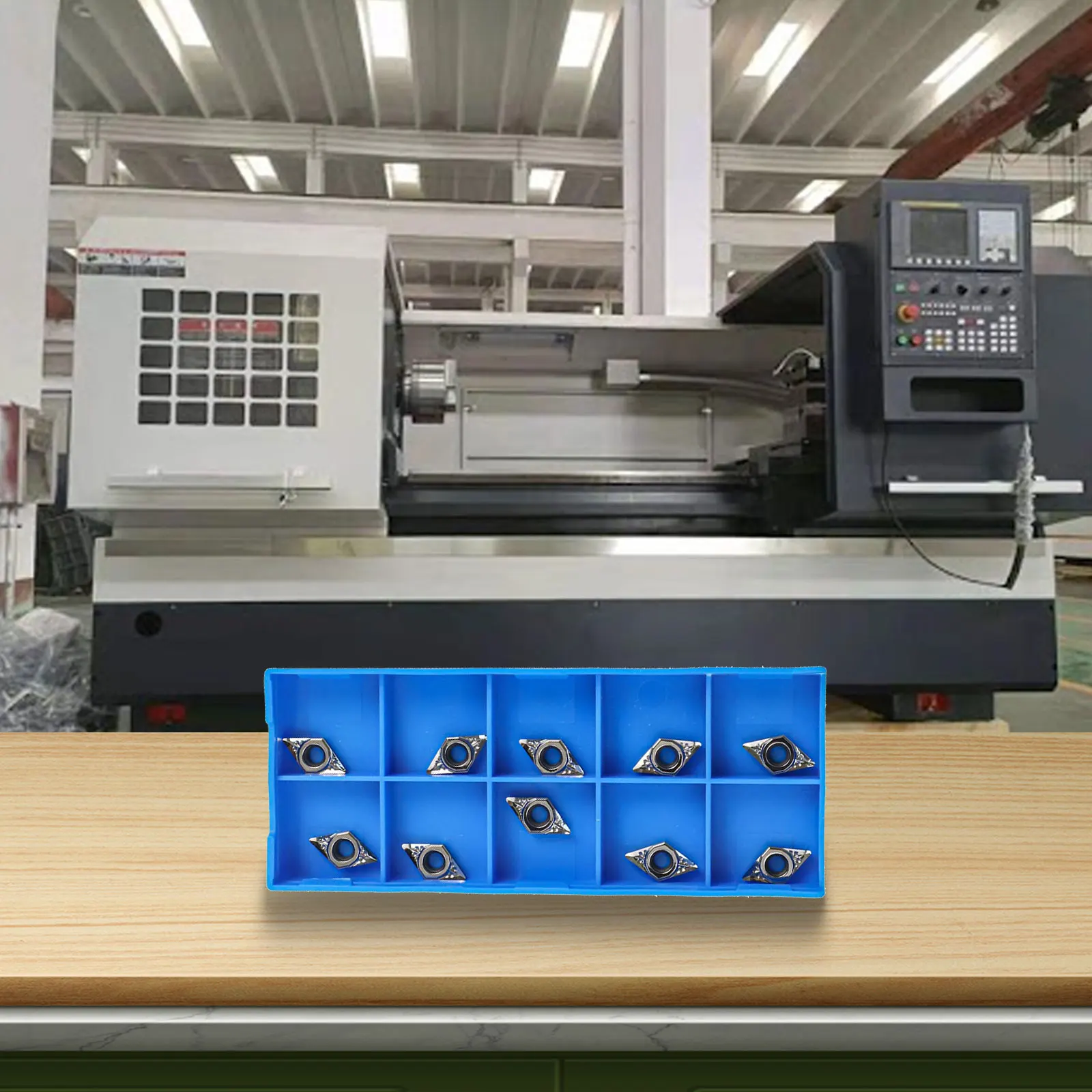 

Carbide Inserts Aluminum Cutting Automobile Transmission Shafts Standard Exquisite Craftsmanship Long Chip Control