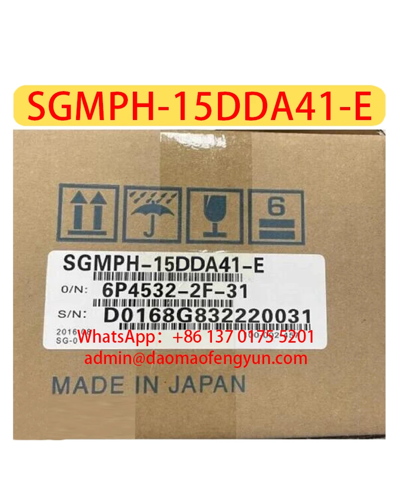 

SGMPH-15DDA41-E Brand New Servo Motor，SGMPH 15DDA41 E，Fast shipping