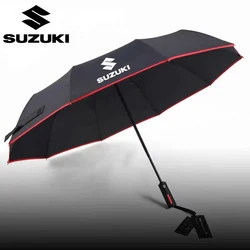 Car Automatic Folding Windproof Sunshade Umbrella For Suzuki S-Cross Swift SX4 Vitara Jimny Grand-Vitara Alto Ciaz Accessories