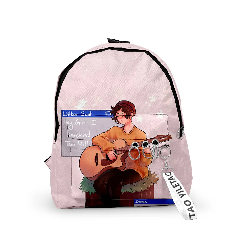 Classic Wilbur Soot Dream Team Backpacks Boys/Girls pupil School Bags 3D Print Keychains Oxford Waterproof Cute Small Backpacks