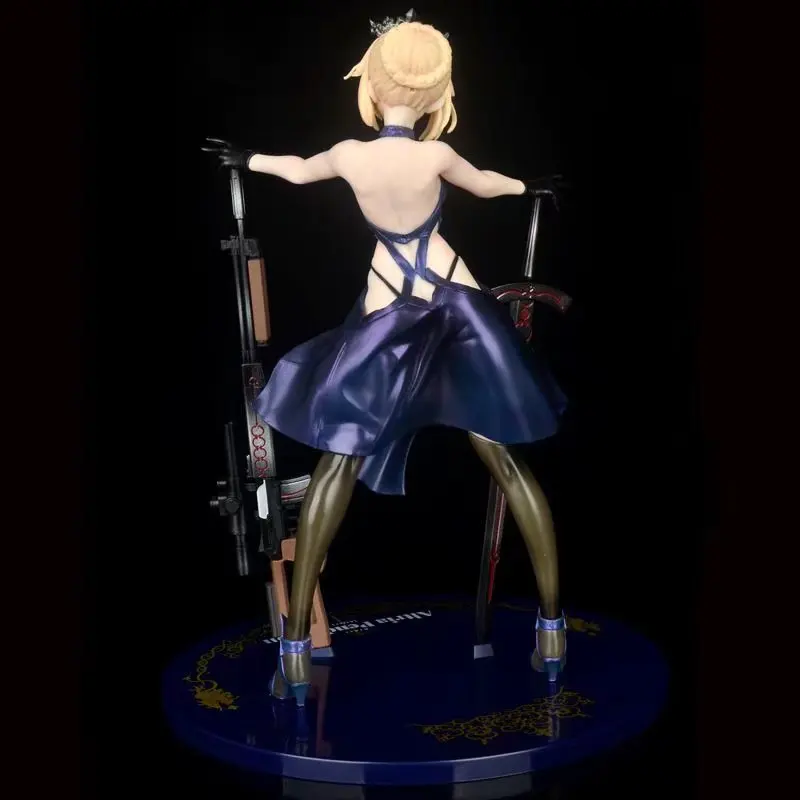 24cm Fate Grand Order Altria Pendragon Alter Rider Game Girl Figure Model Statue Collection Desktop Decoration Ornament Toy Gift