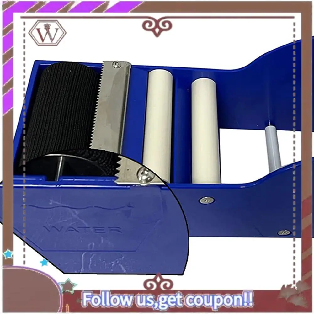 ABBG-موزع تغليف الشريط الورقي المنشط بالماء مقاس 3 بوصة باللون الأزرق للشحن وختم الكرتون والصندوق