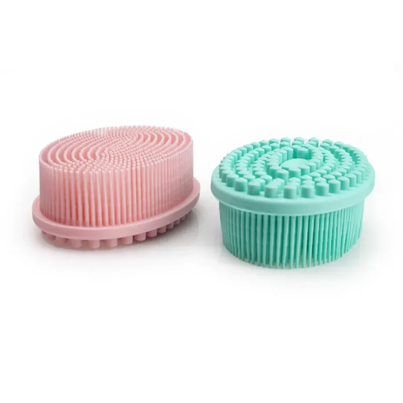 Baby Silicone Bath Brush for Gentle Cleansing and Massage - Soft Bristles for Full Body Scrub