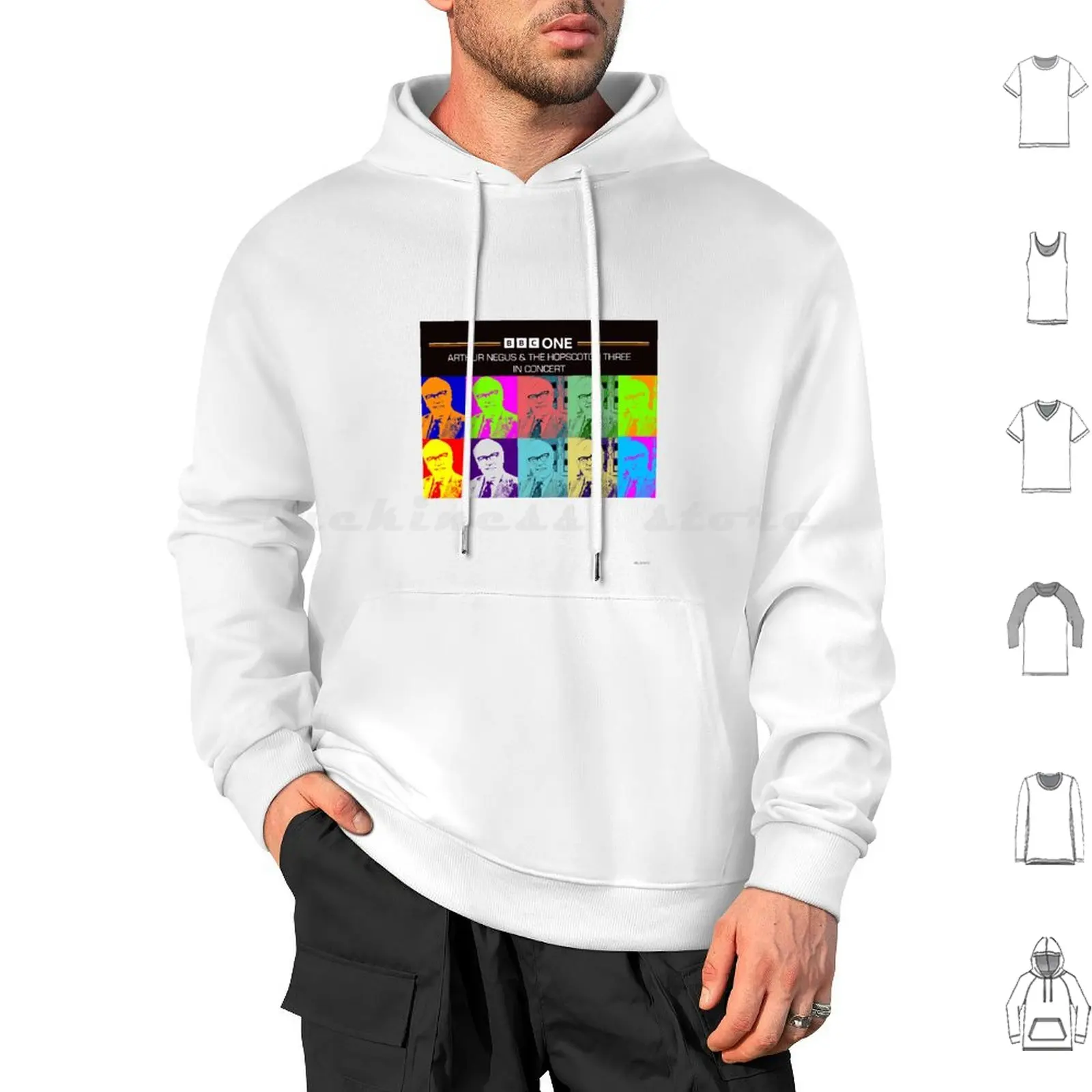 Hopscotch Three In Concert Programme Slide Hoodie cotton Long Sleeve Negus Hopscotch Three