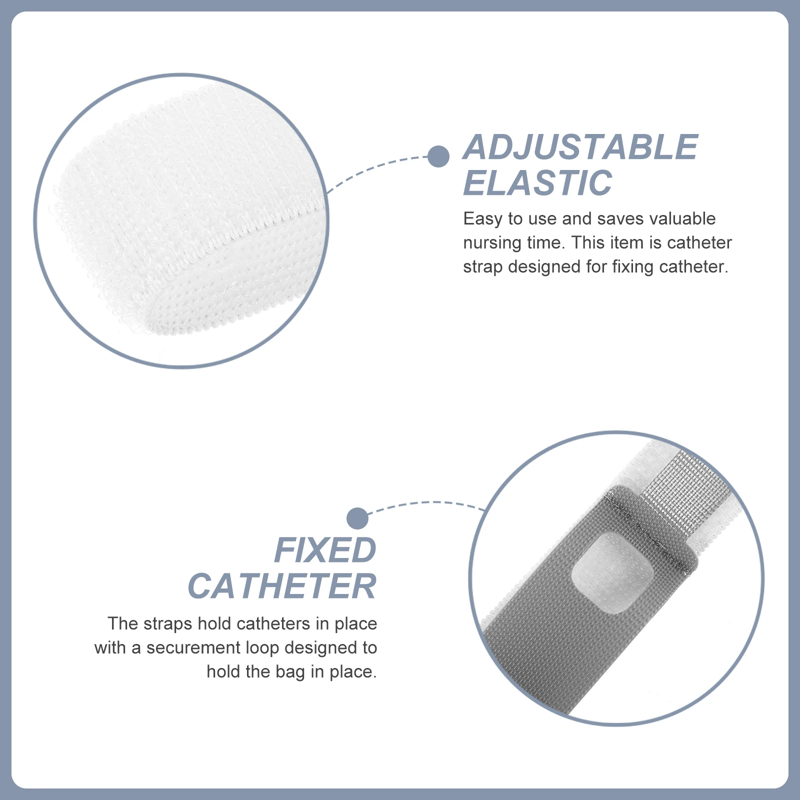 

Держатель для писсуара, защитная петля для катетера, регулируемый эластичный ремешок для фиксации катетера, повязка на ногу, обертка для мужчин и женщин