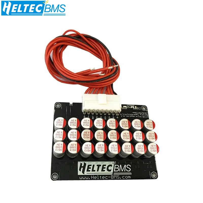 

Heltecbms 7s 8s 5A, активный балансир Lifepo4, литий-полимерный эквалайзерный модуль, подходящий конденсатор