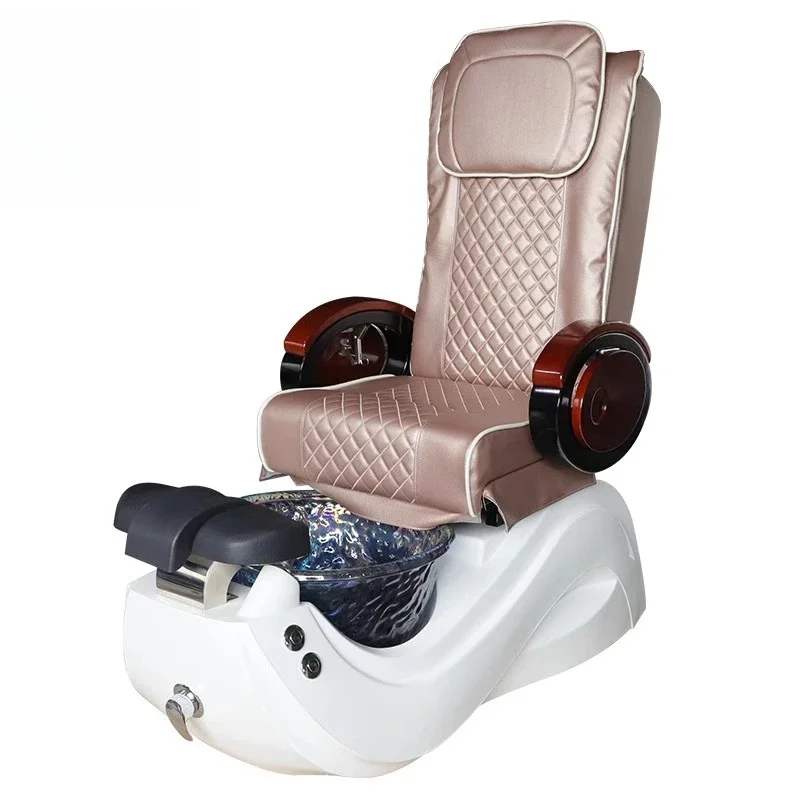 

Armchair Salon Footrest Stool Pedicure Chairs Furniture Backrest Massage Nail Desk Professional Manicure Table Salon Chairs