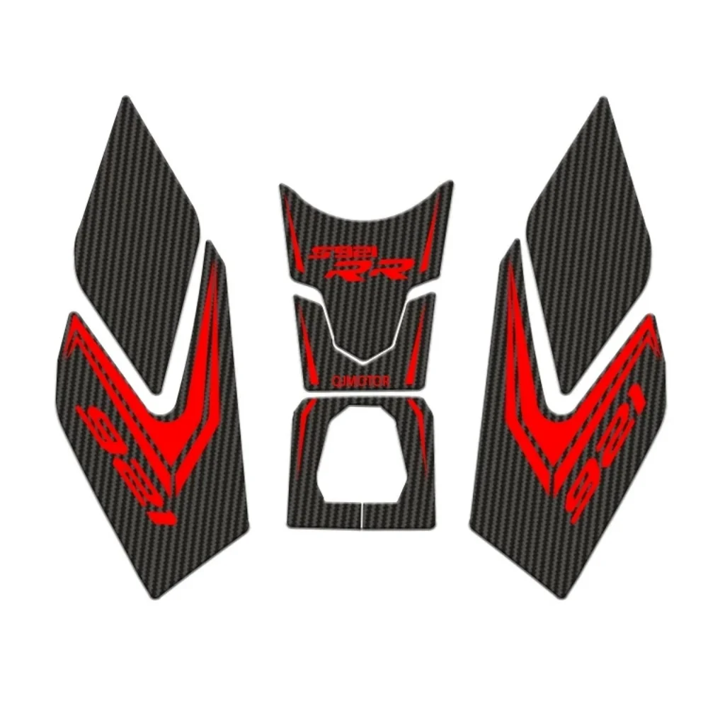 Anti-slip Fuel Tank Pad / Fishbone Protector for 2024–2026 QJMOTOR SRK921RR – Scratch-resistant Modification Accessory