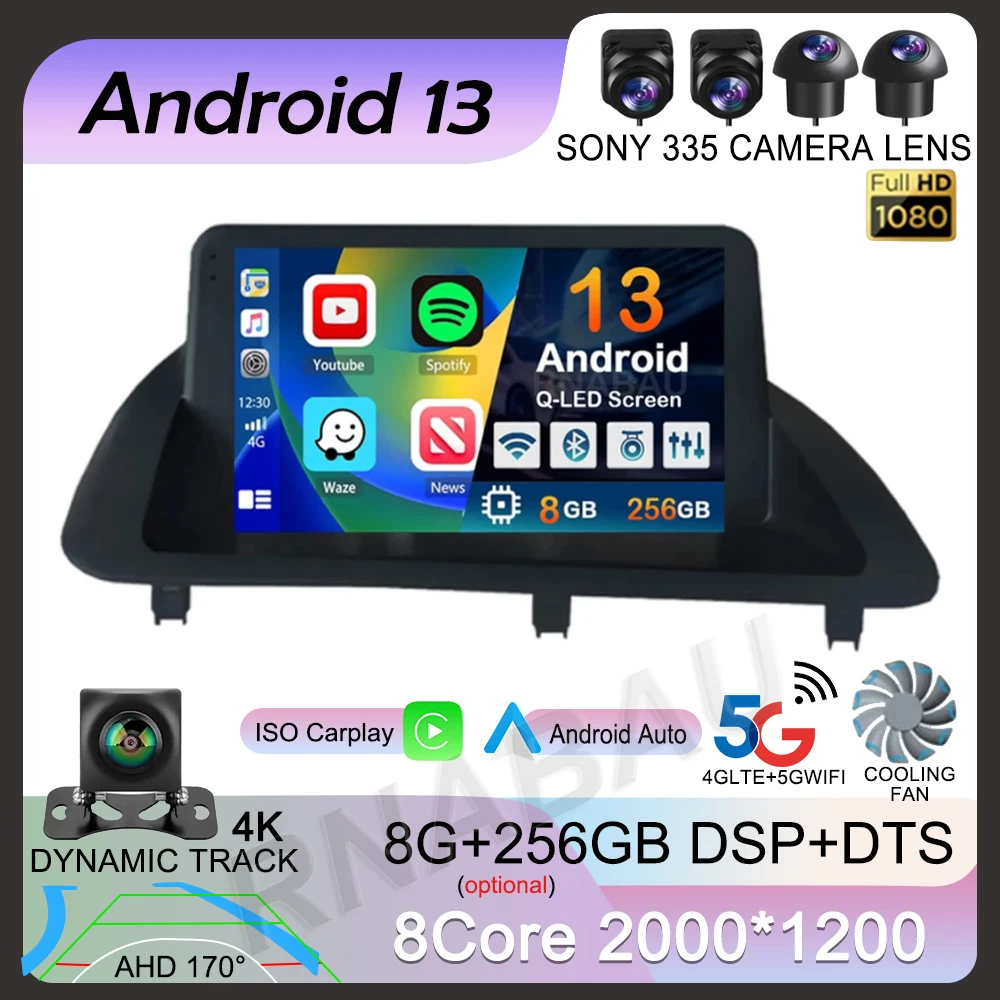 

Android 13 CarPlay Car Radio For Lexus CT CT200 CT200h 2012-2020 Multimedia Player Stereo Radio GPS Navigation DSP 360 Camera 4G