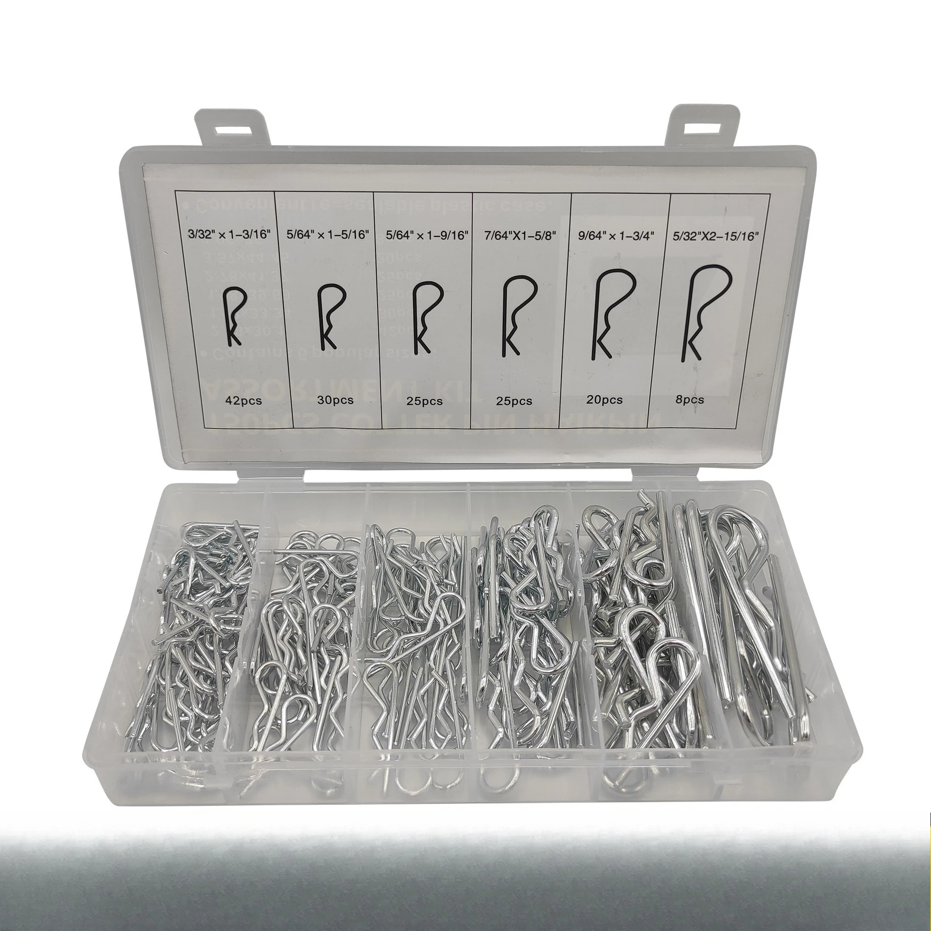 

Открытый штифтовой фиксатор R-типа, 150 шт., волнообразный, для быстрой фиксации