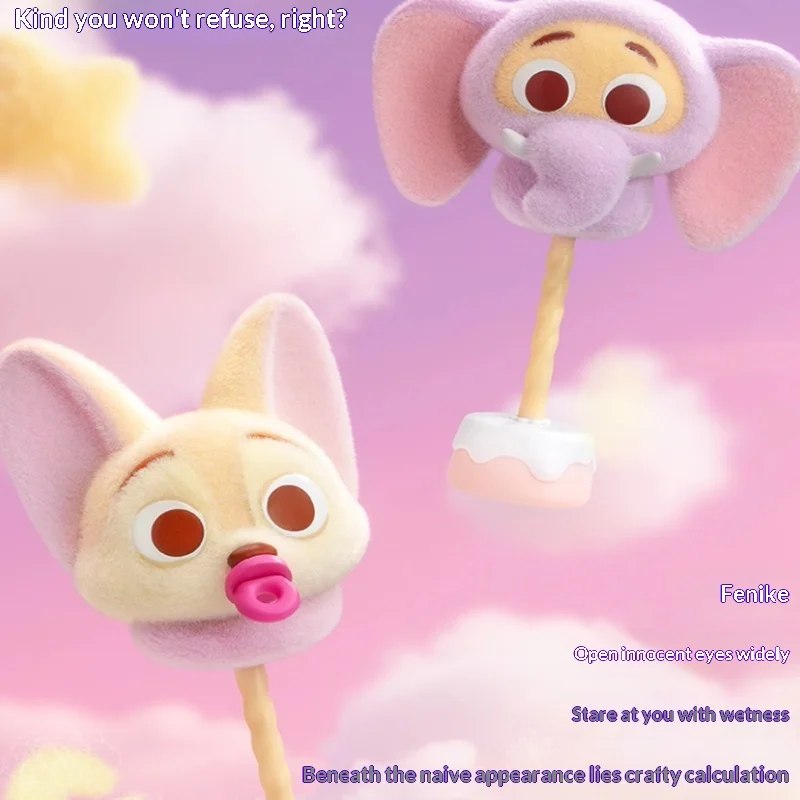 

52TOYS Zootopia Cotton Candy Series Fluffy Blind Box Plush Collectible Figures Desktop Ornaments Gift For Anime Fans