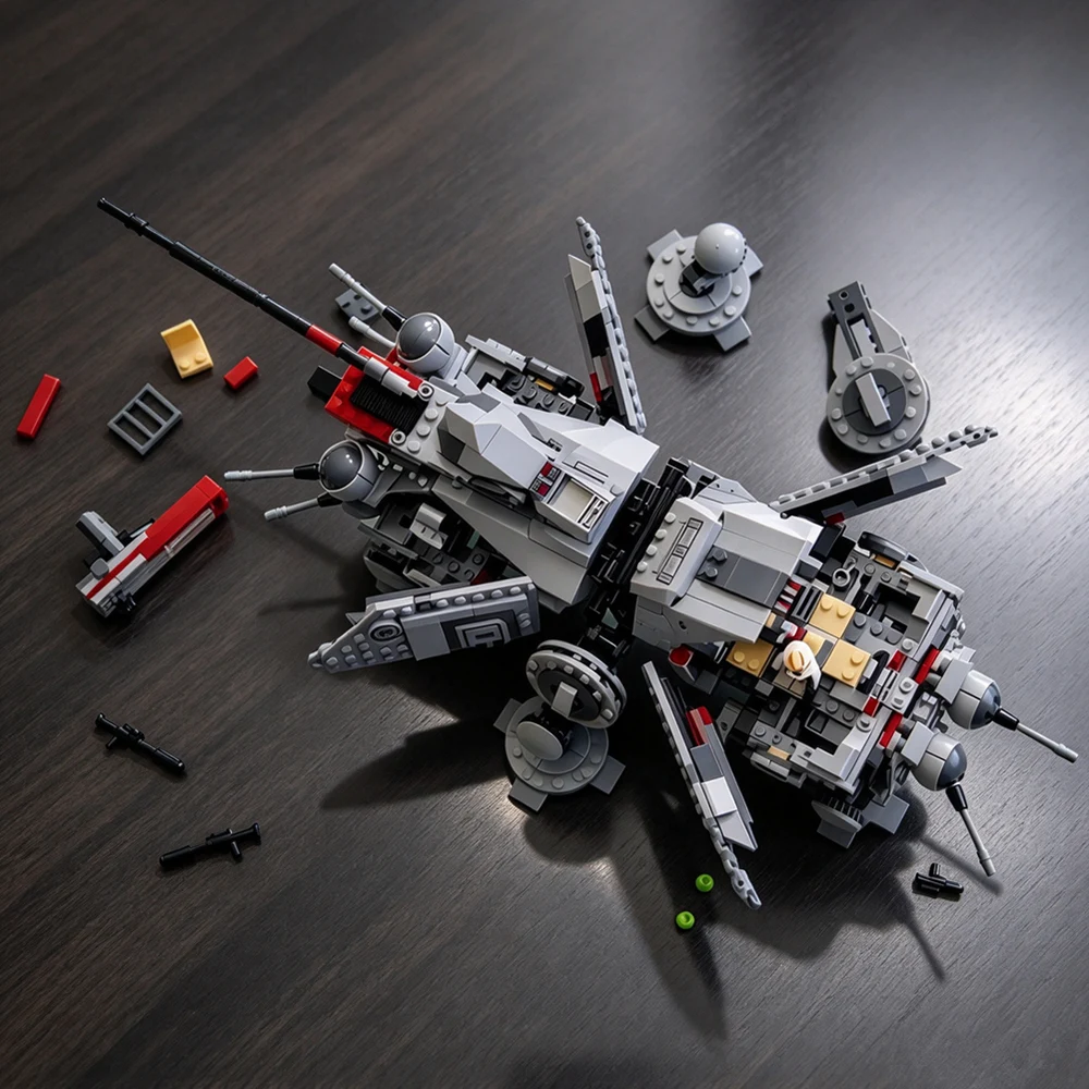 Building Blocks - ديكور MOC روبوت النجوم، نموذج ووكر