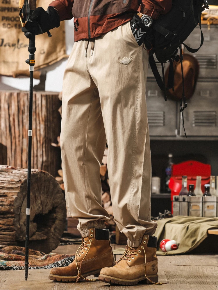 

LCelulose лиоцелловые мужские летние тонкие брюки Qui Dry, повседневные прямые брюки Cool Sensation, свободные брюки с манжетами