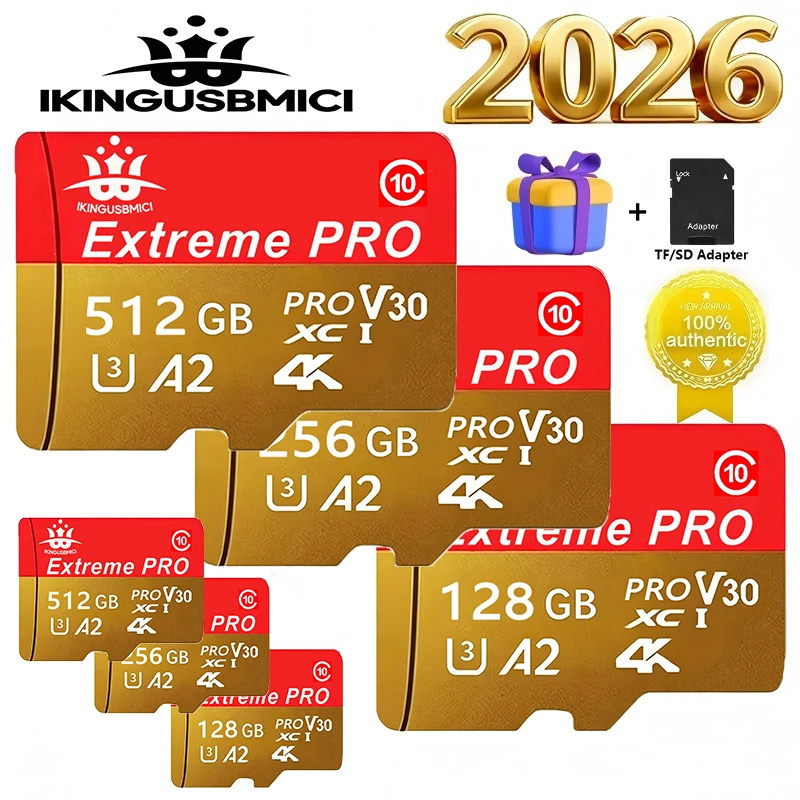 32gb 64gb 128gb 256gb 512gb Original Class10 Sd Card for Smartphone Flash Mini Premium U3 Fast High Quality High Speed Durable