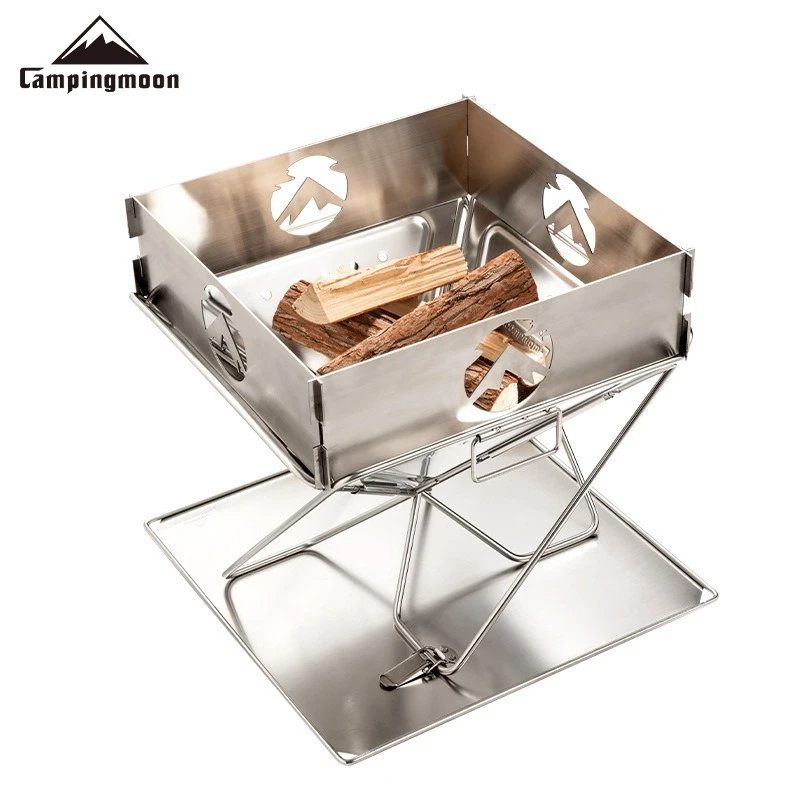 

TKB-360 Outdoor Camping Barbecue Windproof Plate Stainless Steel Medium Fire Enclosure