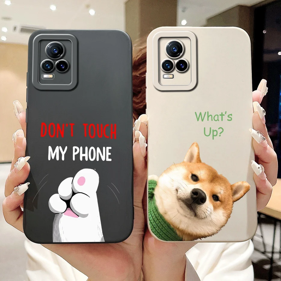 For Vivo V21e 4G Case V2061 Cute Funny Animals Painted Cover Soft Silicone Phone Case For Vivo V21 V 21 e VivoV21e Fundas Bumper